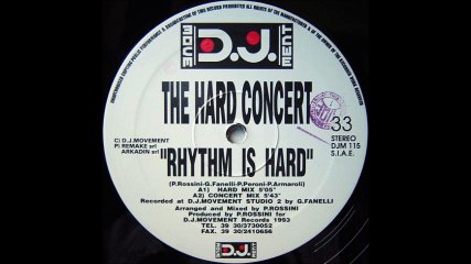 The Hard Concert - Rhythm Is Hard (Concert Mix) (A2)