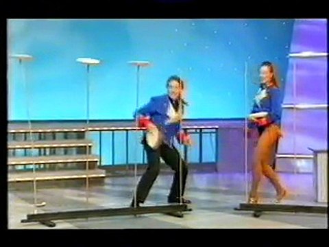 Expert Plate spinner Andrew Van Buren on the Generation Game plate spinning with Jim Davidson