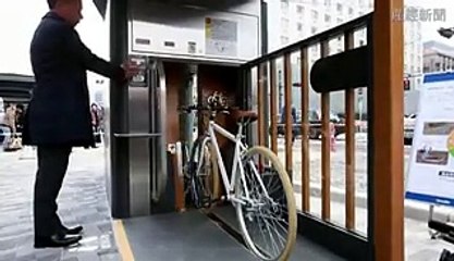 Système de stationnement pour vélo Japonais!