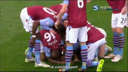 Aston.Villa 2-1 Leicester.City (Goals and Highlights) 15.02.2015