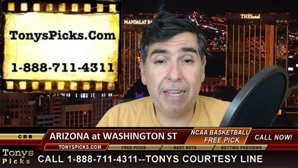 Descargar video: Washington St Cougars vs. Arizona Wildcats Free Pick Prediction NCAA College Basketball Odds Preview 2-15-2015