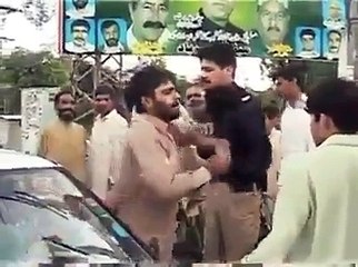 Police man  Beaten by a ctizen- Video Dailymotion