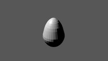 Uovo che si schiude con Suzanne, Blender 3D
