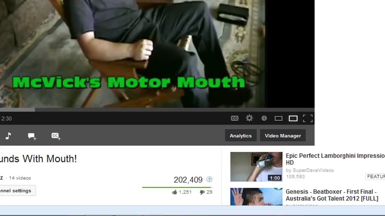 Ce mec imite des bruits de moteur , c'est ouf !  (68 Camaro, M5 Turbo, Honda Civic...)