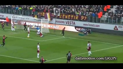 Goal Mandanne - Metz 0-1 Guingamp - 15-02-2015