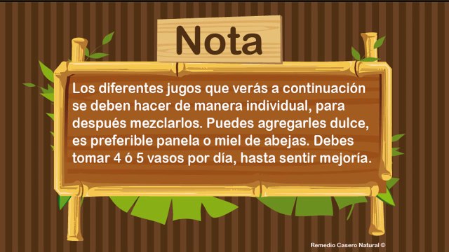 Jugo natural para la angina de pecho