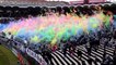 Le tifo coloré des supporters des Girondins de Bordeaux