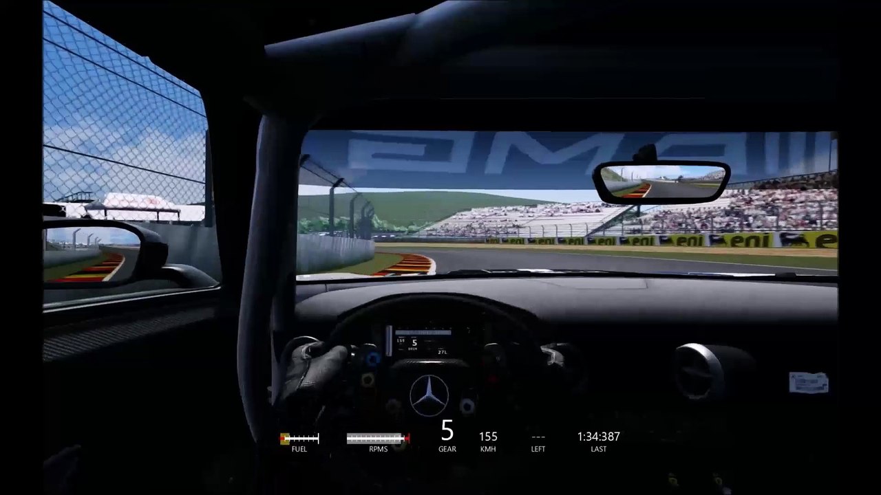Mercedes-Benz SLS GT3, Sachsenring, Onboard, Assetto Corsa
