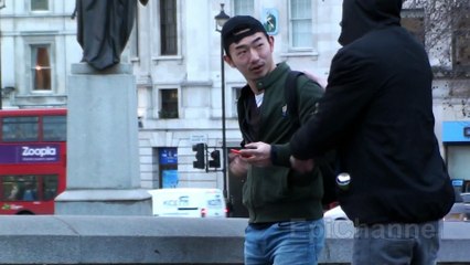 Spray Painting People Prank