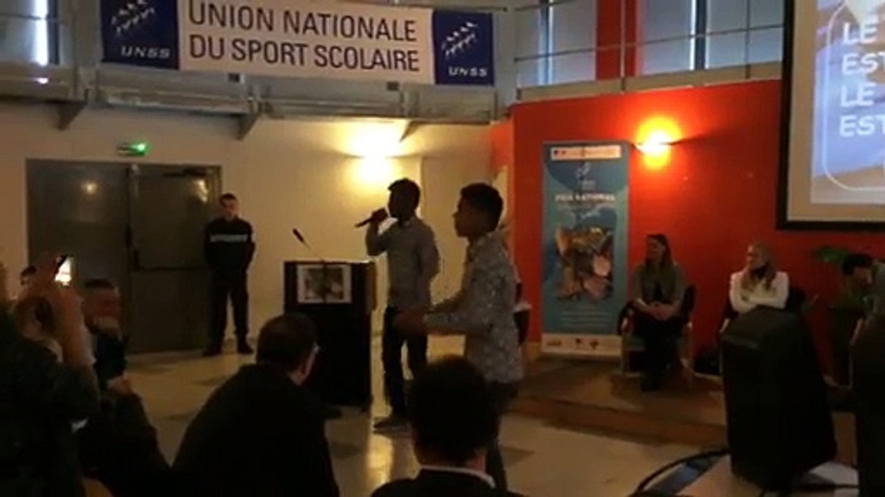 SLAM à la Masterclass Prix Ethique et Sport Scolaire