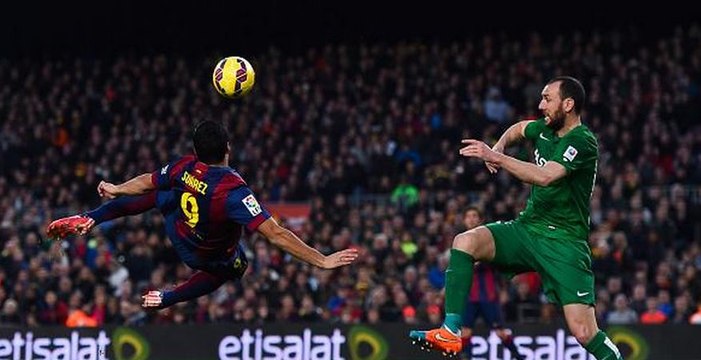 Le but de Luis Suárez - FC Barcelone 5-0 Levante (15-02-2015)