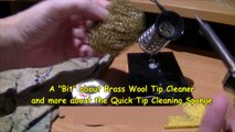 Cleaning soldering iron tips a Quick Tip Cleaning.