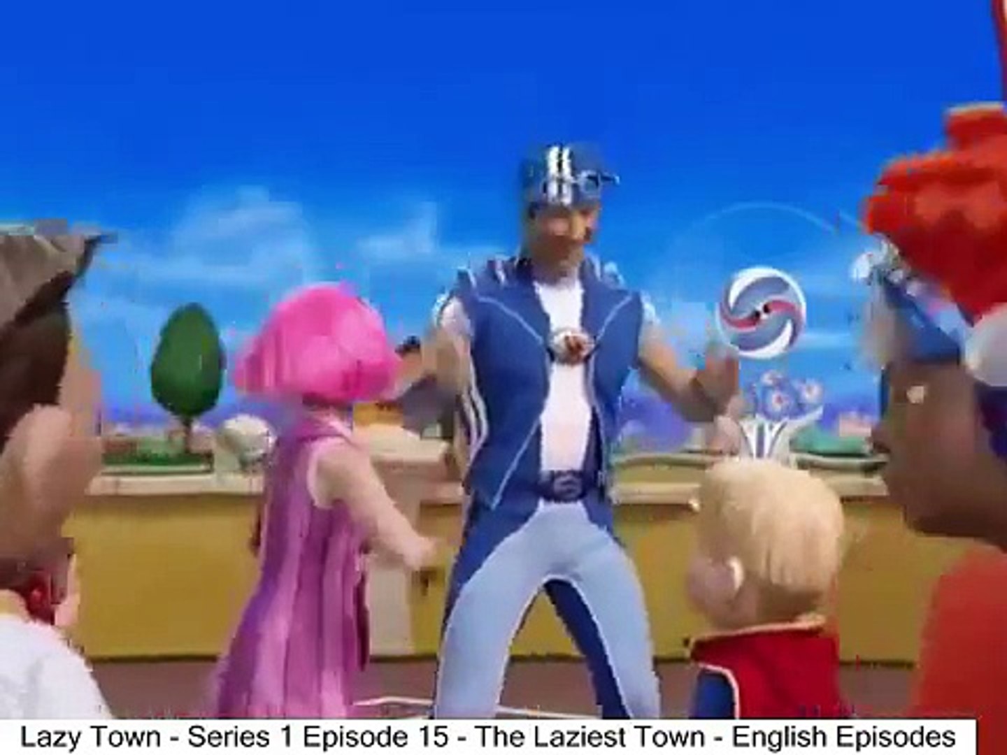 Lazy Town Cartoon In English