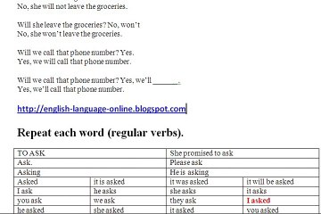 English Reading Lesson Twenty One