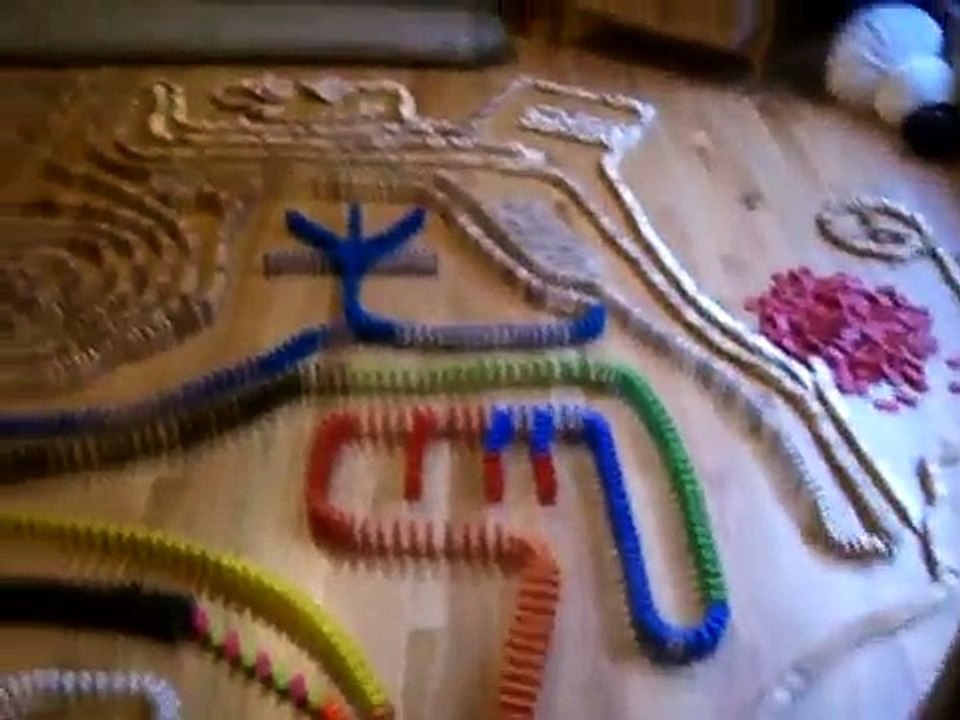 big domino rally 6-3650 dominoes