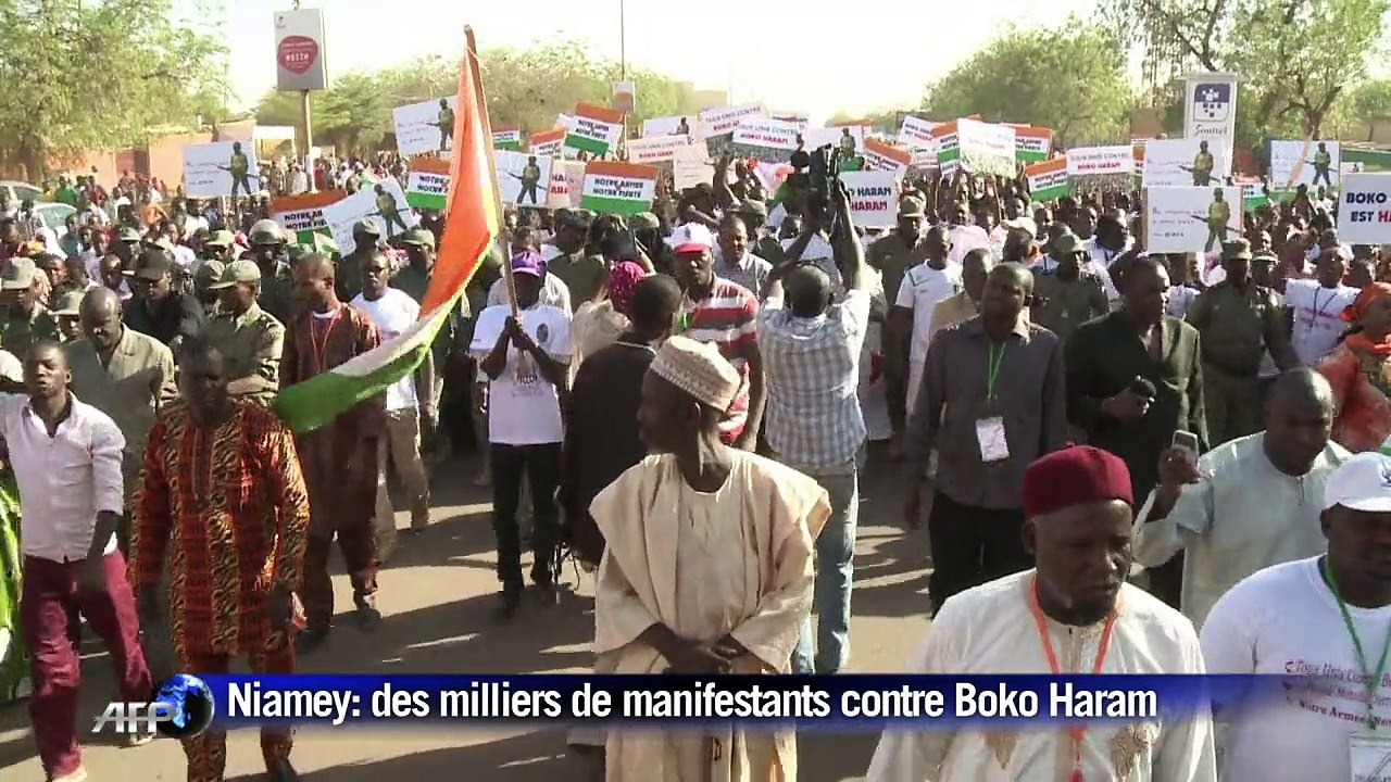 Niger: des milliers de manifestants à Niamey contre Boko Haram