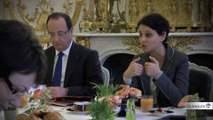 Fraénçois Hollande rencontre des femmes créatrices d'entreprise