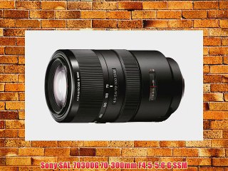 Sony SAL-70300G 70-300mm F4.5-5.6 G SSM