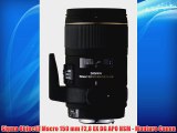 Sigma Objectif Macro 150 mm F28 EX DG APO HSM - Monture Canon