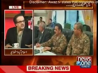 Live With Dr Shahid Masood 15 February 2015 - News ONE