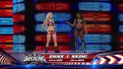 Emma & Naomi vs  Cameron & Summer Rae - Supsta. 06.02.2015