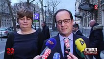 Hollande évoque des similitudes entre les attentats de Copenhague et de Paris