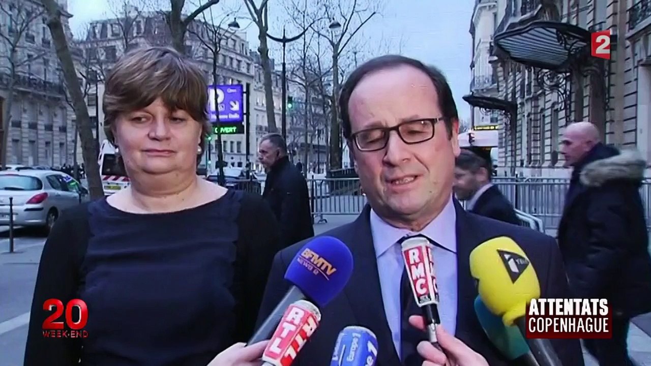 Hollande évoque des similitudes entre les attentats de Copenhague et de Paris