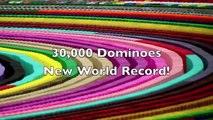 World Record - Most dominoes toppled in a spiral (30,000) complete Toppling