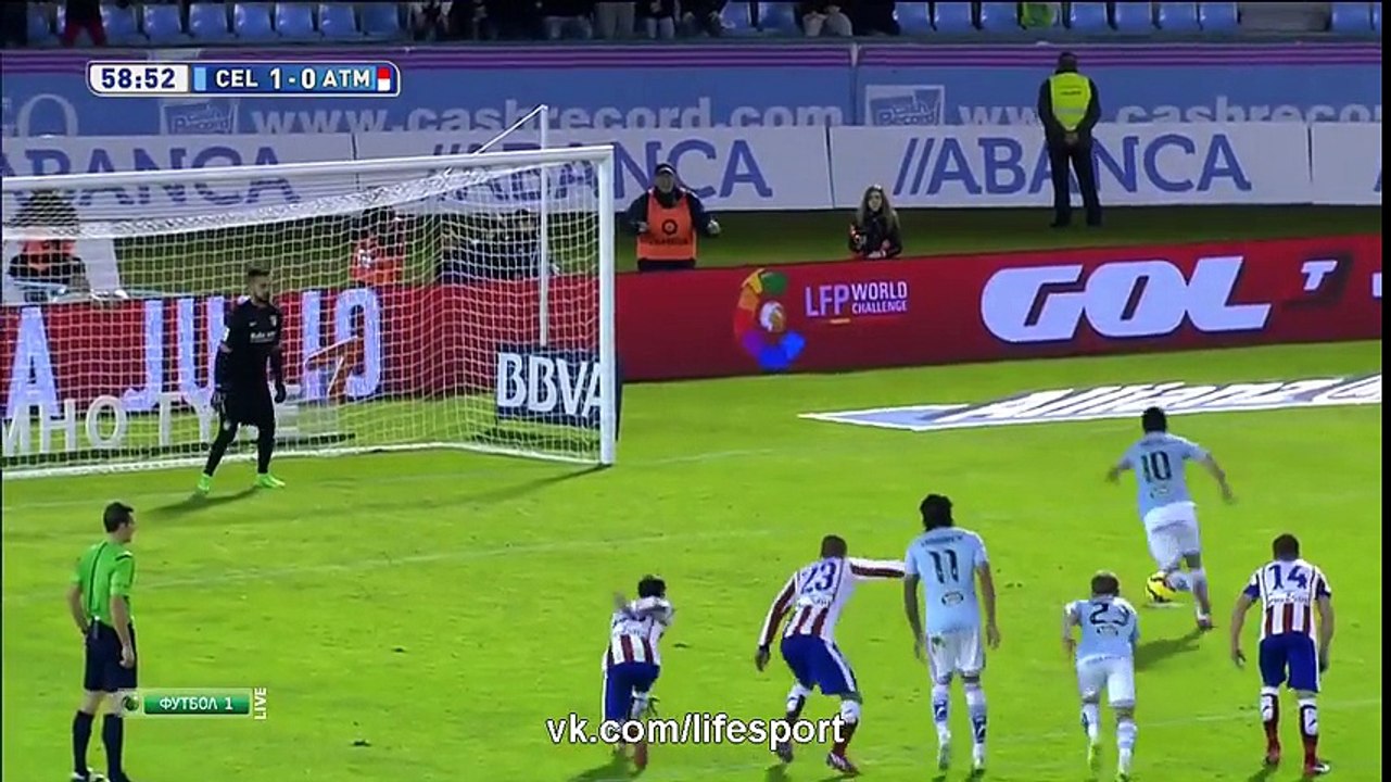 Celta Vigo 2 - 0 Atletico Madrid All Goals and Full Highlights 15/02/2015 - La Liga