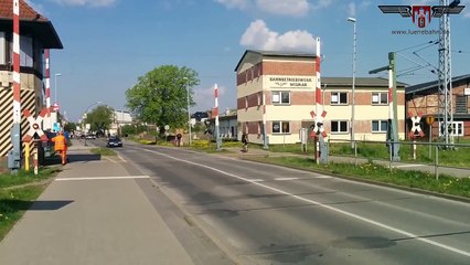 DDR-Bahnubergang in Wismar - WSSB-Anlage mit V 100 Ost