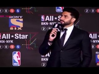 Abhishek Bachchan - LA Leakers Is My Favorite Team - NBA All Star Weekends 2015