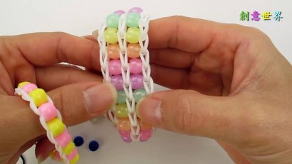 魚尾珠手環 - 彩虹編織器中文教學 Rainbow Loom Chinese Tutorial