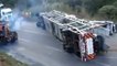 saving the truck crash - truck accident 2014 - car crash compilatiom