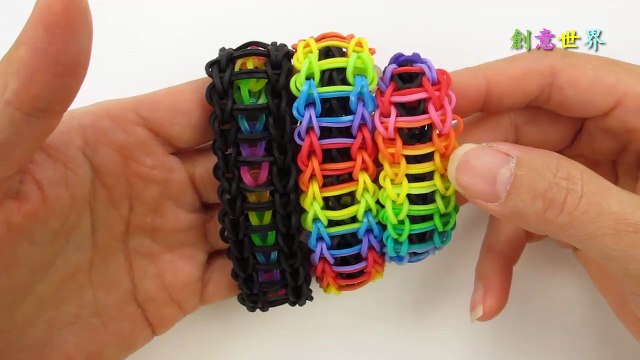 彩虹梯手環(全長) Ladder Bracelet(Full Length) - 彩虹編織器中文教學 Rainbow Loom Chinese Tutorial