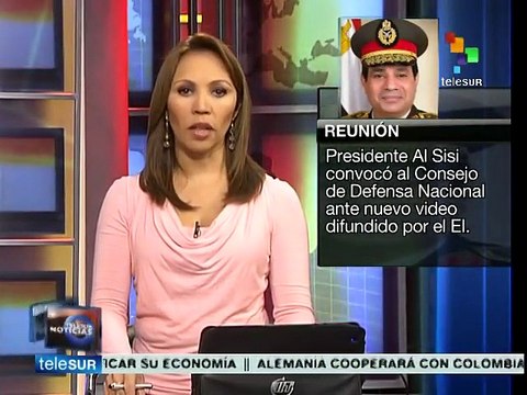 Al-Sisi convoca a ministros ante video del EI ejecutando a 21 egipcios