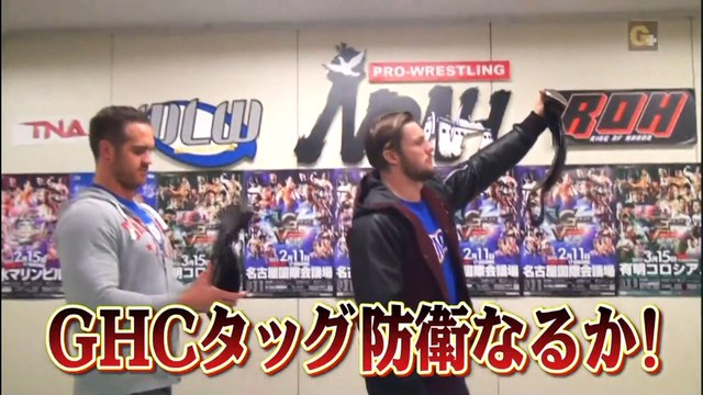 {NOAH} (GHC Tag Team Champions) “TMDK” Mikey Nicholls & Shane Haste Vs. “K.E.S.” Lance Archer & Davey Boy Smith Jr. (2/11/15) 1080p HD.