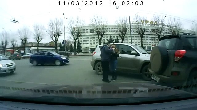 ДТП - Aveo без водителя врезалась в RAV 4