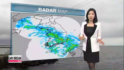 Rainy day, snow in the east