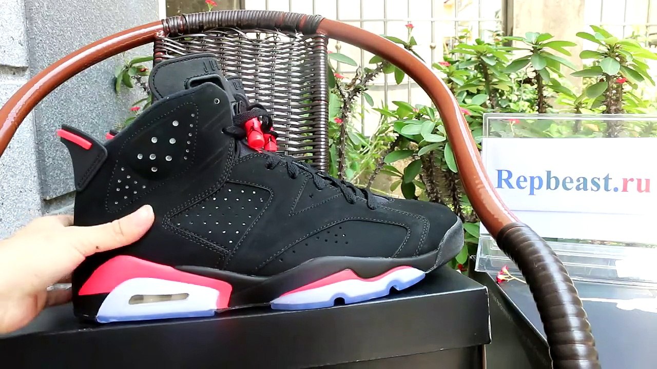 2014 Authentic Air Jordan 6 Black Infrared