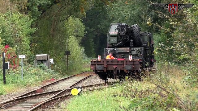 Militarverkehr in Luneburg auf Gleisen der OHE und DB