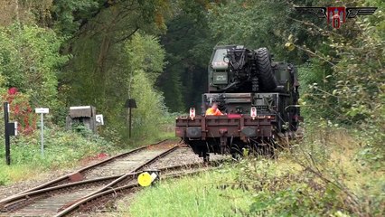 Militarverkehr in Luneburg auf Gleisen der OHE und DB