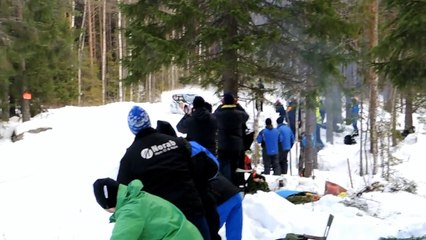Andreas Mikkelsen despiste - SS21 Powerstage - Rally Sweden 2015