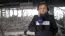 Trêve en Ukraine: plongée au coeur des ruines de l'aéroport de Donetsk