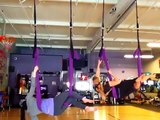 Aerial Yoga Training Side Flips 2