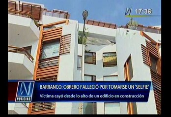 Barranco: Obrero intentó tomarse un selfie y murió al caer de séptimo piso