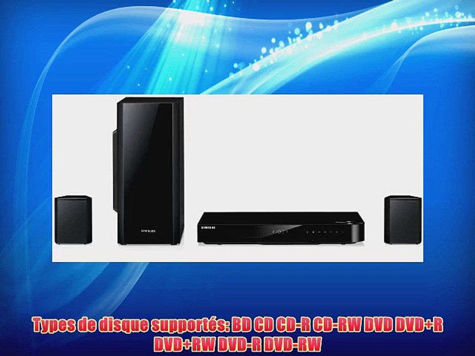 Samsung HT-F5200 Home cin?ma Blu-ray/DVD 2.1 3D 500W HD Bluetooth HDMI USB Noir