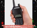 2014 Baofeng UV-82L VHF/UHF Ham radio Bidirectionnelle de Talkie-Walkie avec 18cm Atenna 3000mA