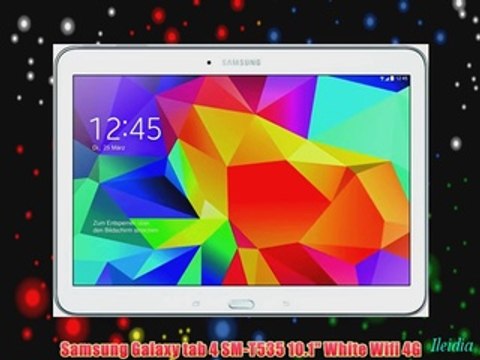 Samsung Galaxy tab 4 SM-T535 10.1 White Wifi 4G