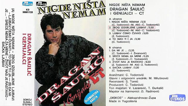 Dragan Saulic - Nigde nista nemam - (Audio 1990) - CEO ALBUM