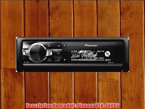 Pioneer DEH-80PRS Autoradio CD/DVD Noir